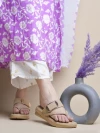 Stylestry Stylish Beige Wedges For Women & Girls
