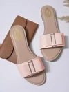 Stylestry Buckle Detailed Pink Flats For Women & Girls
