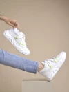 Stylestry Smart Casual White Sneakers For Women & Girls