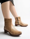 Stylestry Stylish Cream Boots For Women & Girls