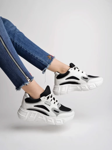 Shoetopia Casual Sporty look Black Sneakers For Women & Girls