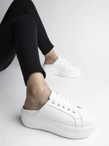 Shoetopia Sneaker Smart Casual Comfortable Walking White Shoes For Women & Girls