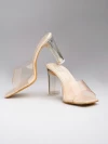 Shoetopia Women & Girls Cream Block Heels