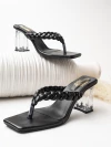 Shoetopia Women & Girls Black Block Heels